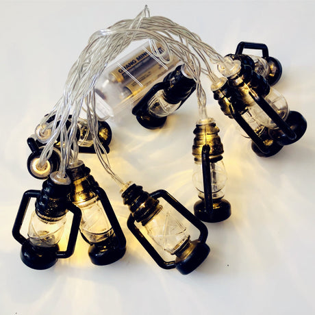 Usb/ Battery Kerosene Lamp String Light - Yorkn Inc✅