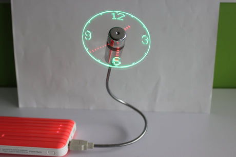 Usb Clock Fan - Yorkn Inc✅