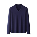 V - neck Acrylic Knit Sweater - Yorkn Inc✅