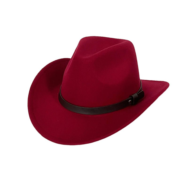 Velvet Cowboy Hat Unisex Design - Yorkn Inc✅