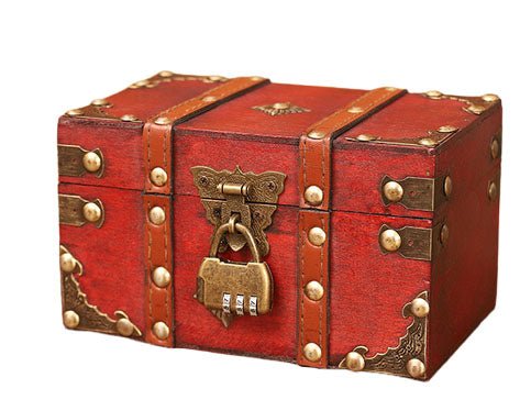 Vintage Combination Box Wood Chest - Yorkn Inc✅