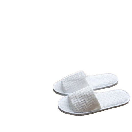 Waffle Pattern Open - toe Hotel Slipper - Yorkn Inc✅