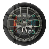 Wheel Shaped Digital Wall Clock - Yorkn Inc✅