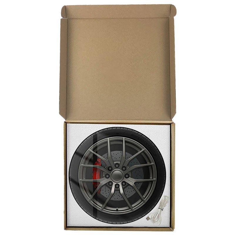 Wheel Shaped Digital Wall Clock - Yorkn Inc✅