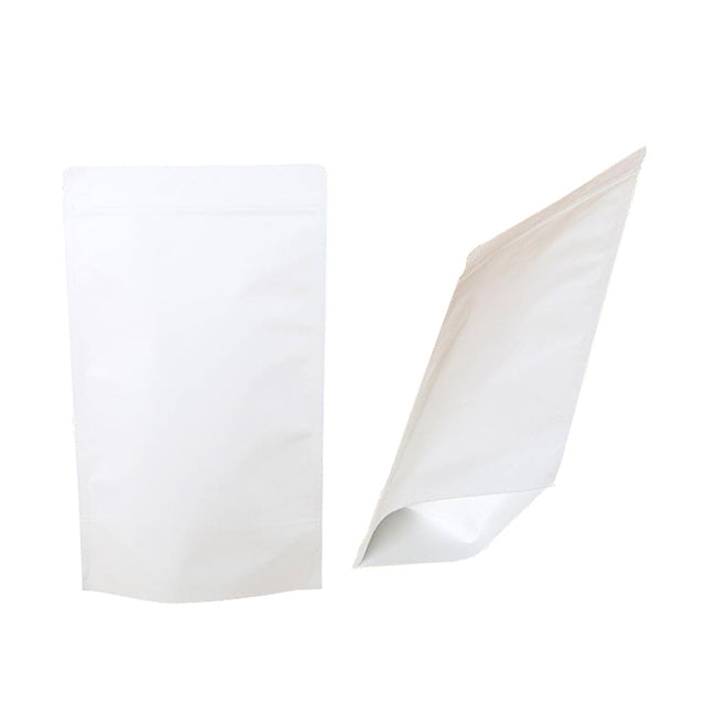 White Kraft Stand - up Pouch Bags - Yorkn Inc✅