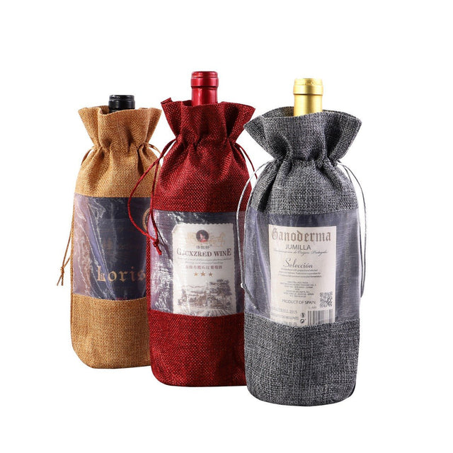 Wine Bottle Bag With Hanging Tag - Yorkn Inc✅