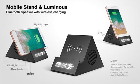 Wireless Blue Tooth Speaker With Led Ligh - Yorkn Inc✅