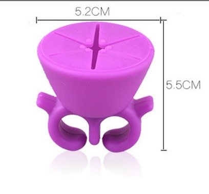 Women Finger Wearable Nail Gel Bottle Soft Silicon - Yorkn Inc✅