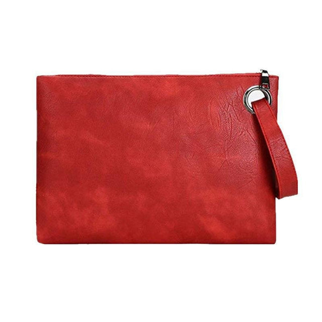 Womens Retro Zipper Envelope Clutch Purse Wallet Bag - Yorkn Inc✅