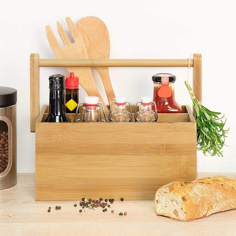 Wood Condiment Caddy - By Boat - Yorkn Inc✅