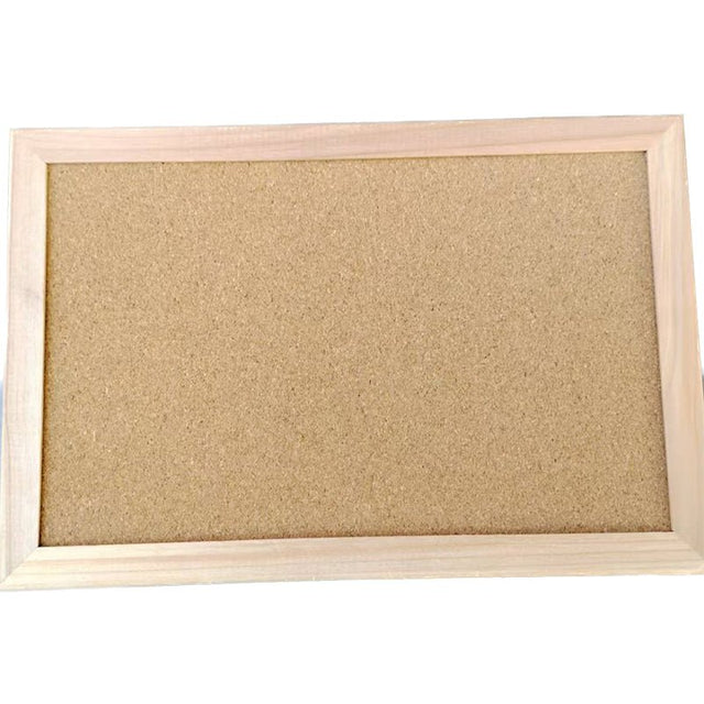 Wood Framed Cork Bulletin Board - Yorkn Inc✅