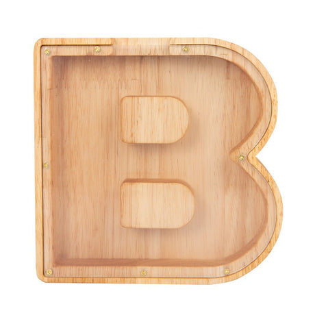 Wood Letter Bank Money Box Birthday - Yorkn Inc✅