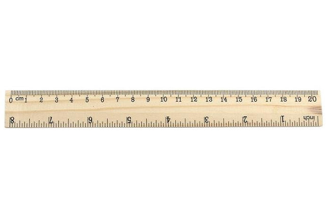 Wood School Ruler - Yorkn Inc✅