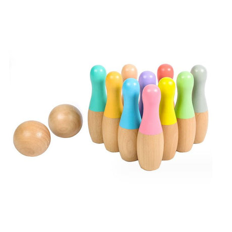 Wooden Bowling Set - Yorkn Inc✅
