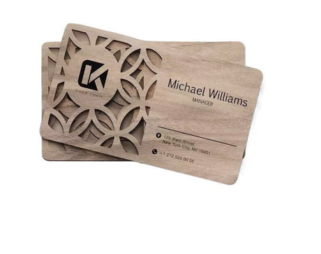 Wooden Business Name Card - Yorkn Inc✅