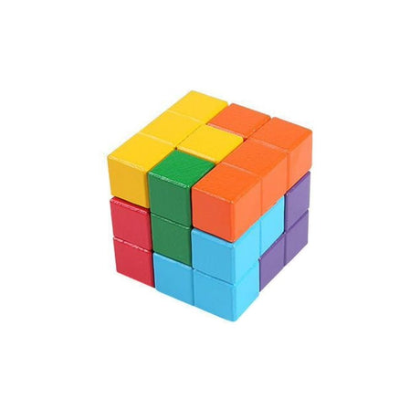 Wooden Puzzle Cube - Yorkn Inc✅