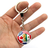 World Cup Cheer Double - sided Patterned Keychain - Yorkn Inc✅