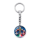 World Cup Cheer Double - sided Patterned Keychain - Yorkn Inc✅