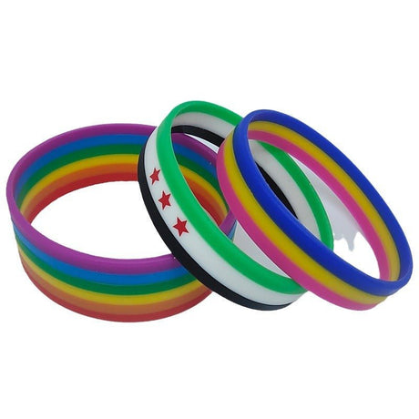 Yellow And Black Silicone Wristband - Yorkn Inc✅