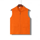 Zipper Cotton Vest - Yorkn Inc✅