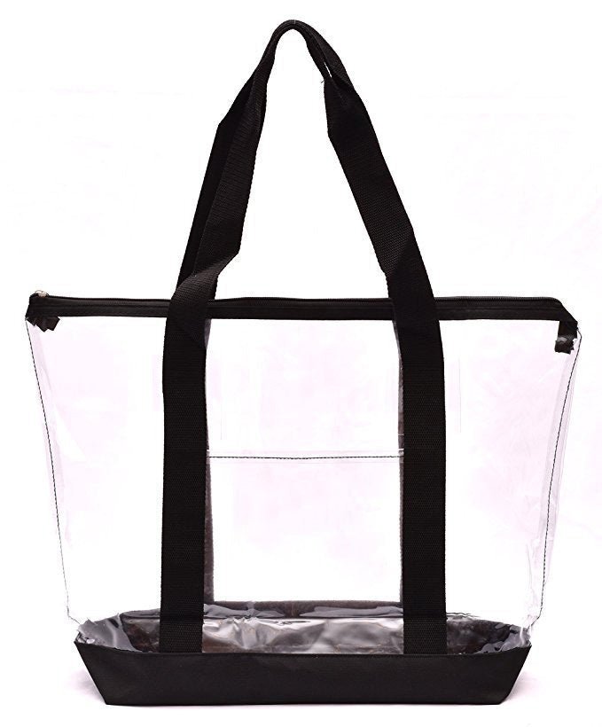Zippered Clear Tote Bag - Yorkn Inc✅