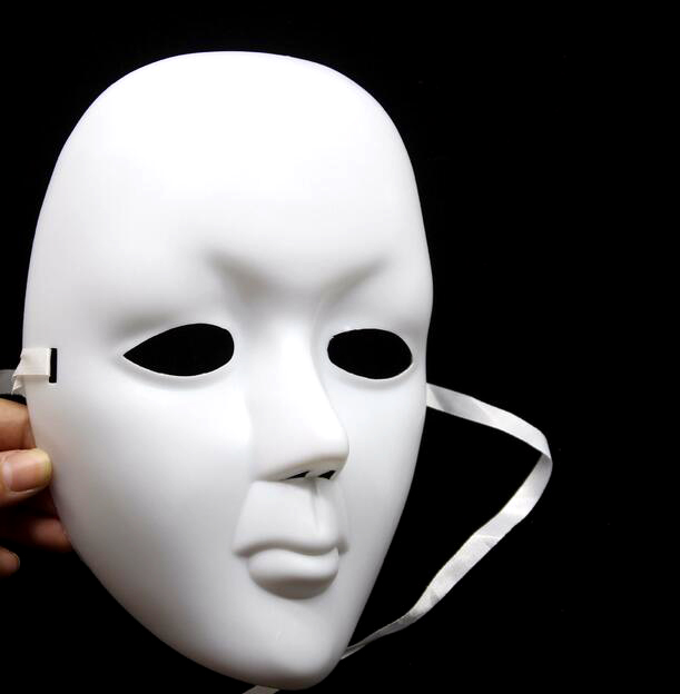 Pvc White Party Mask