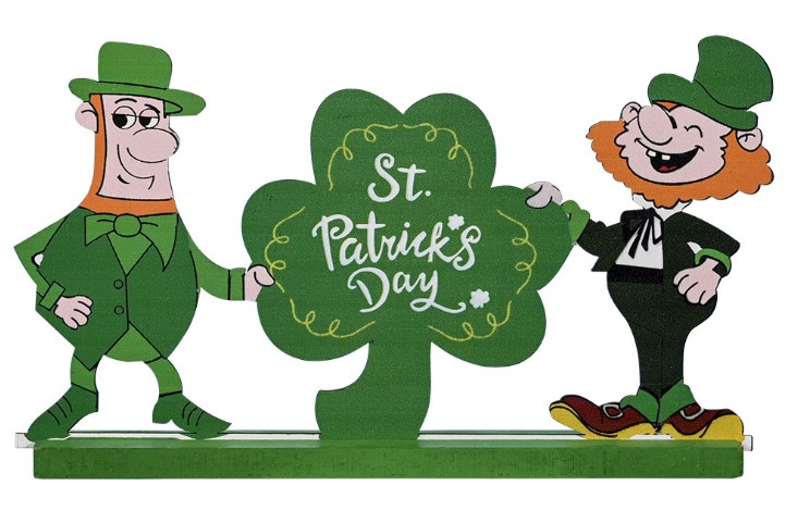St. Patrick's Day Wooden Ornaments