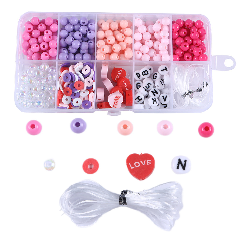 Beads Kit With Grid Box For Storage