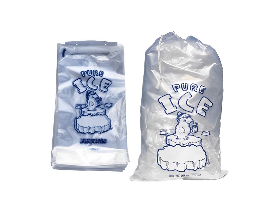 8 Lb Drawstring Ice Bag