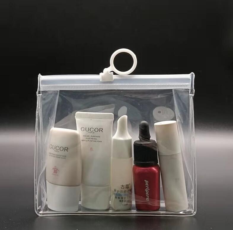 Transparent Pouch With Zipper Closure