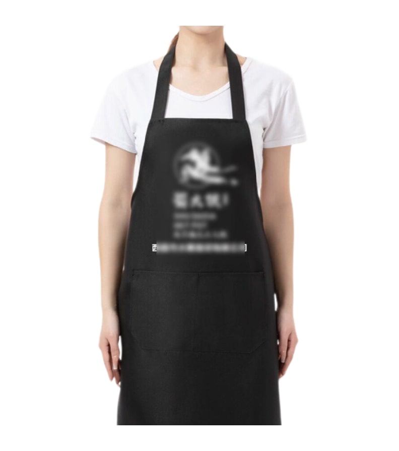 Restaurant Bib Apron With Adjustable Neck Strap