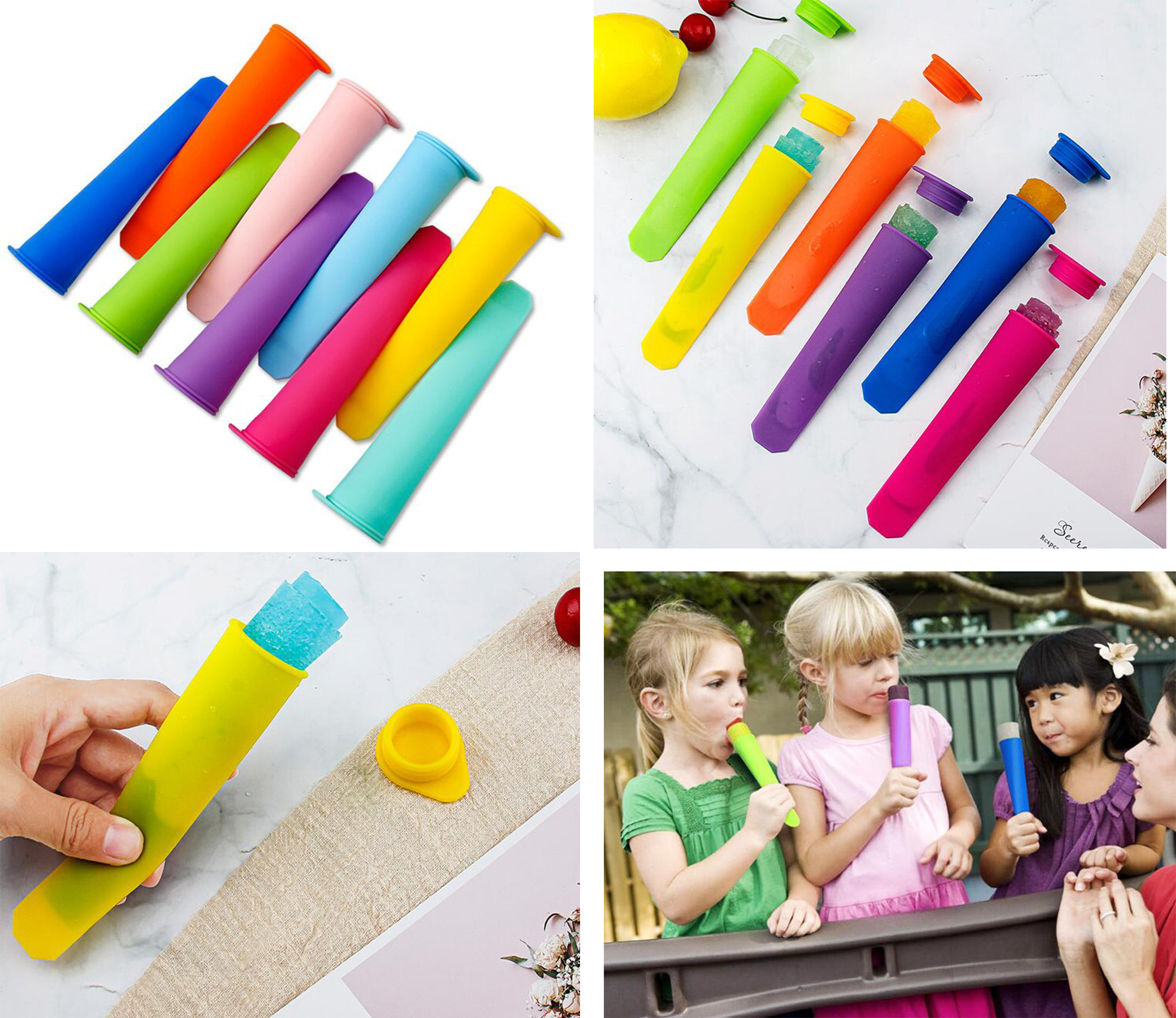 Durable Silicone Ice Pop Molds