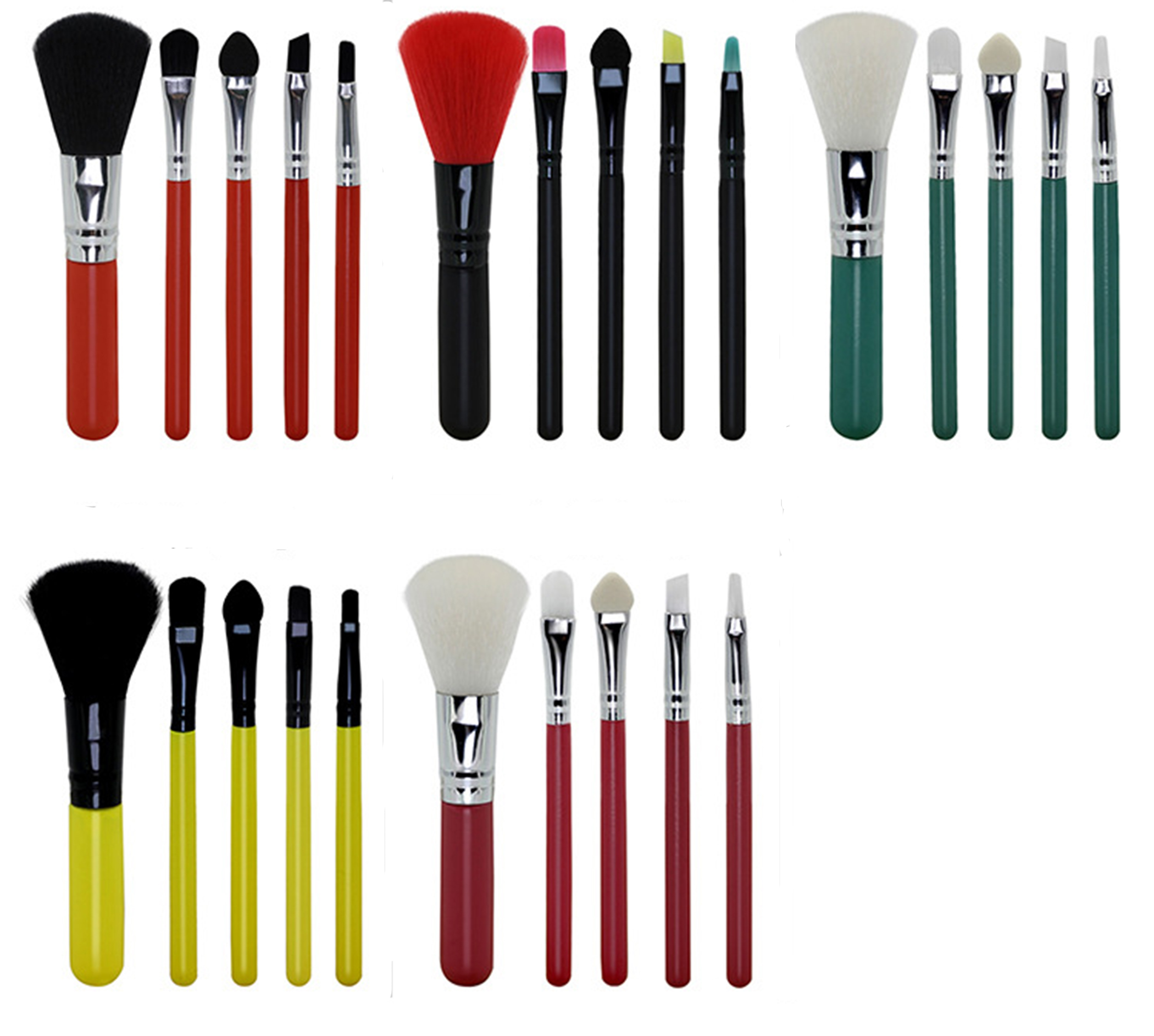 Mini Essential Cosmetic Brush Set