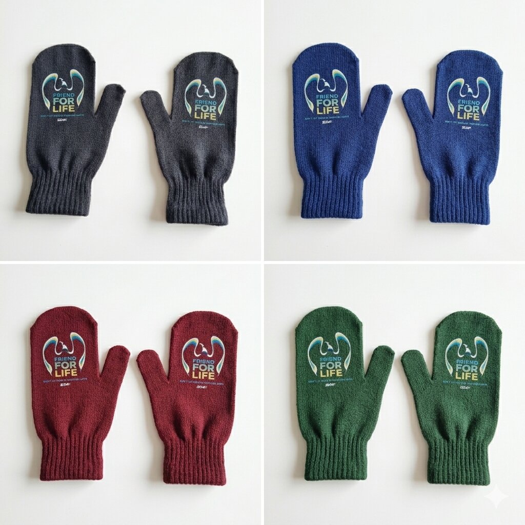 Warm Knitted Mitten