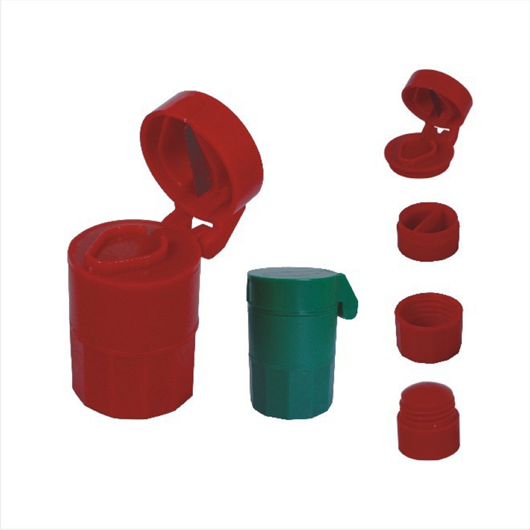 Pill Container With Cutter