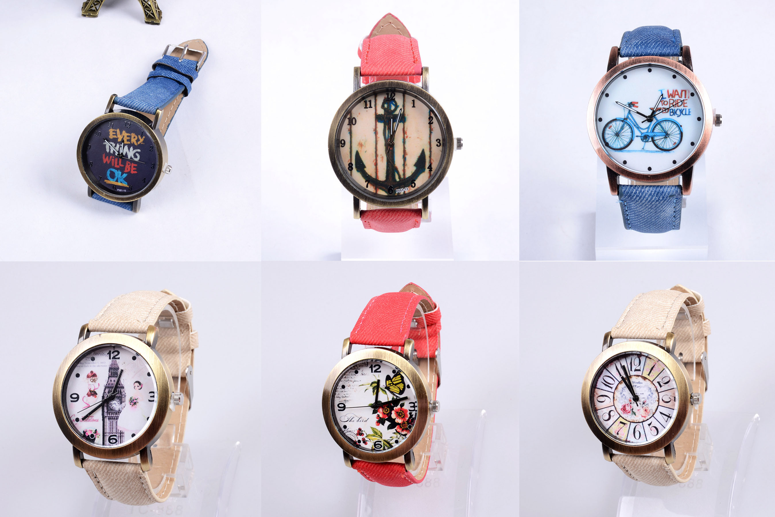 Leather Bracelet Watch Wrist Watch