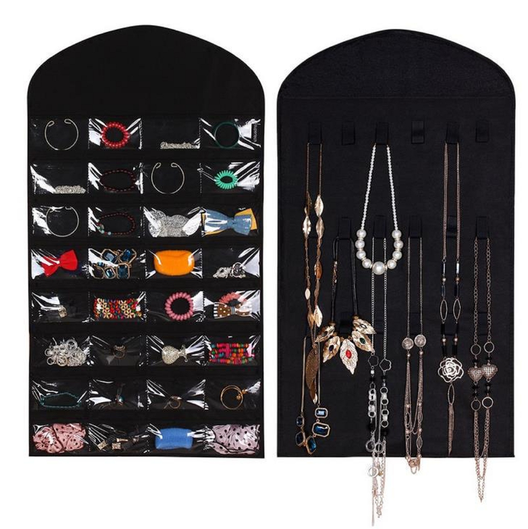 Jewelry Travel Organizer Roll Pouch