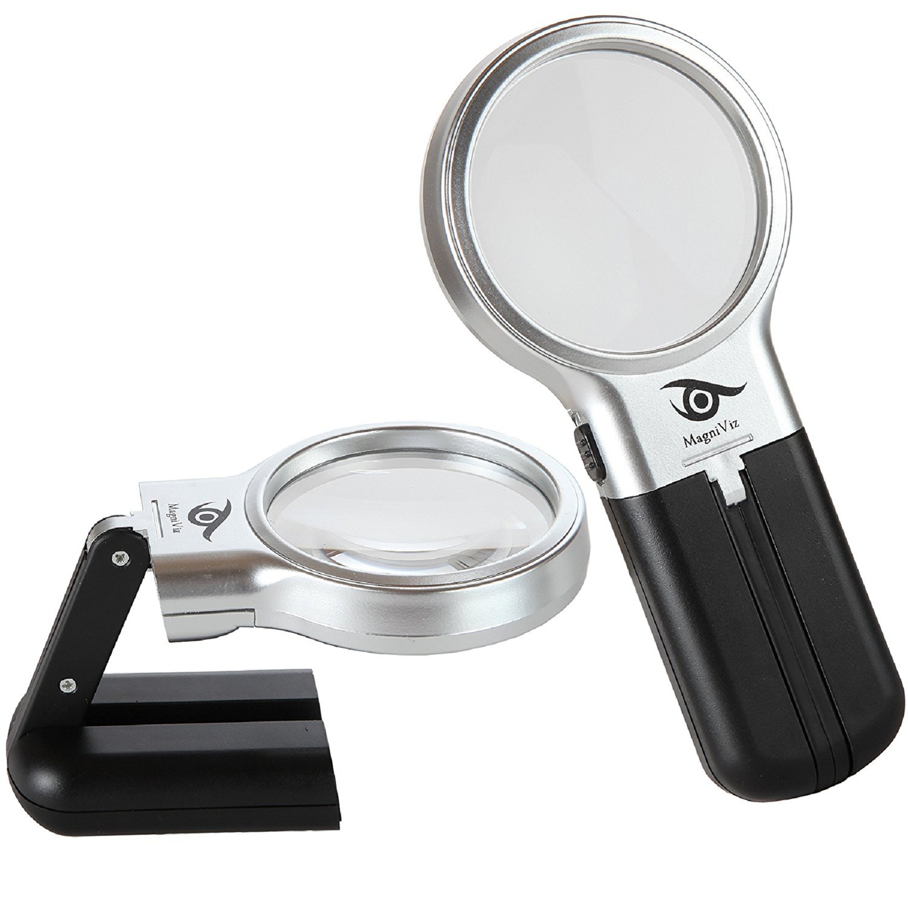 Handheld 3x Magnifier With Light