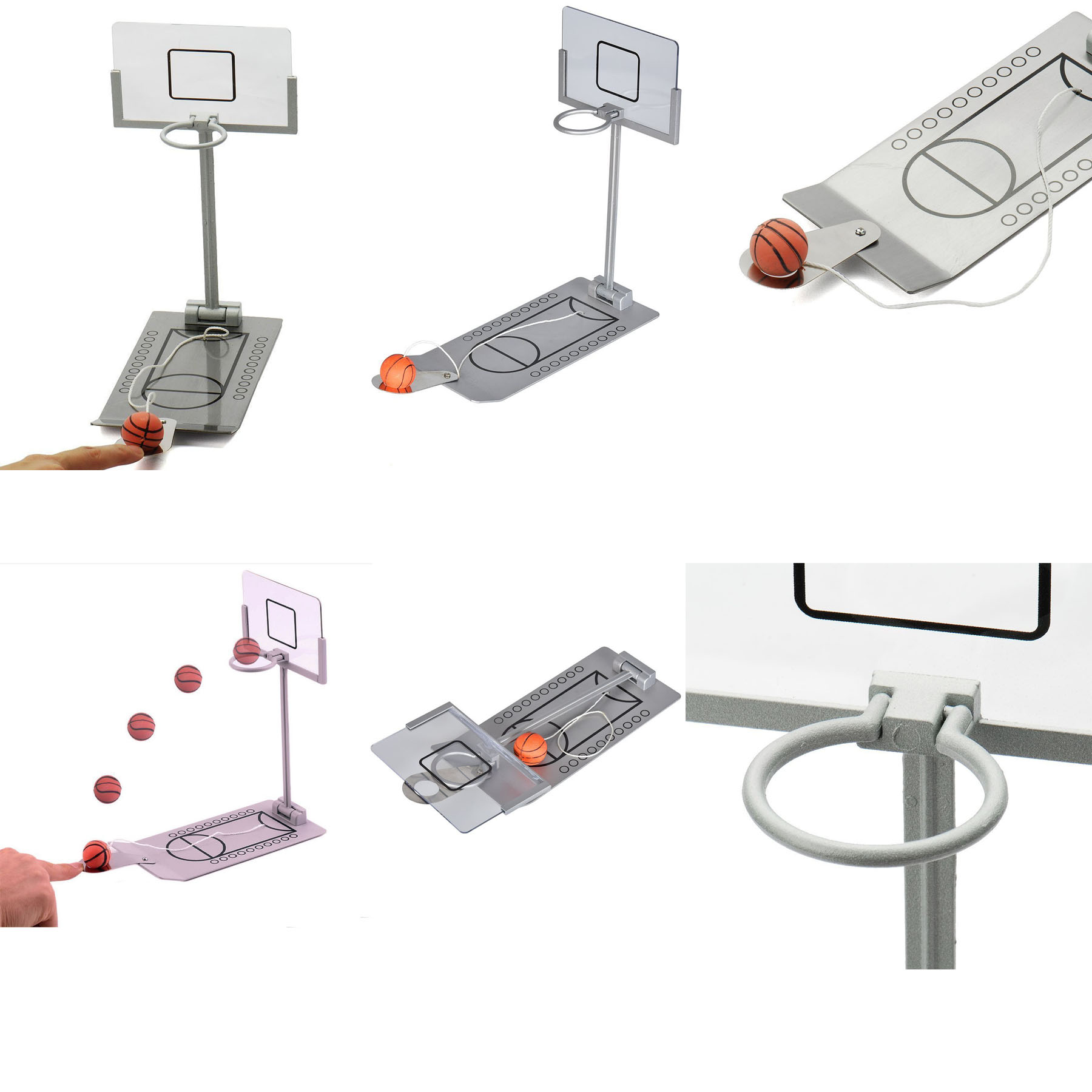 Foldable Tabletop Desktop Basketball Game