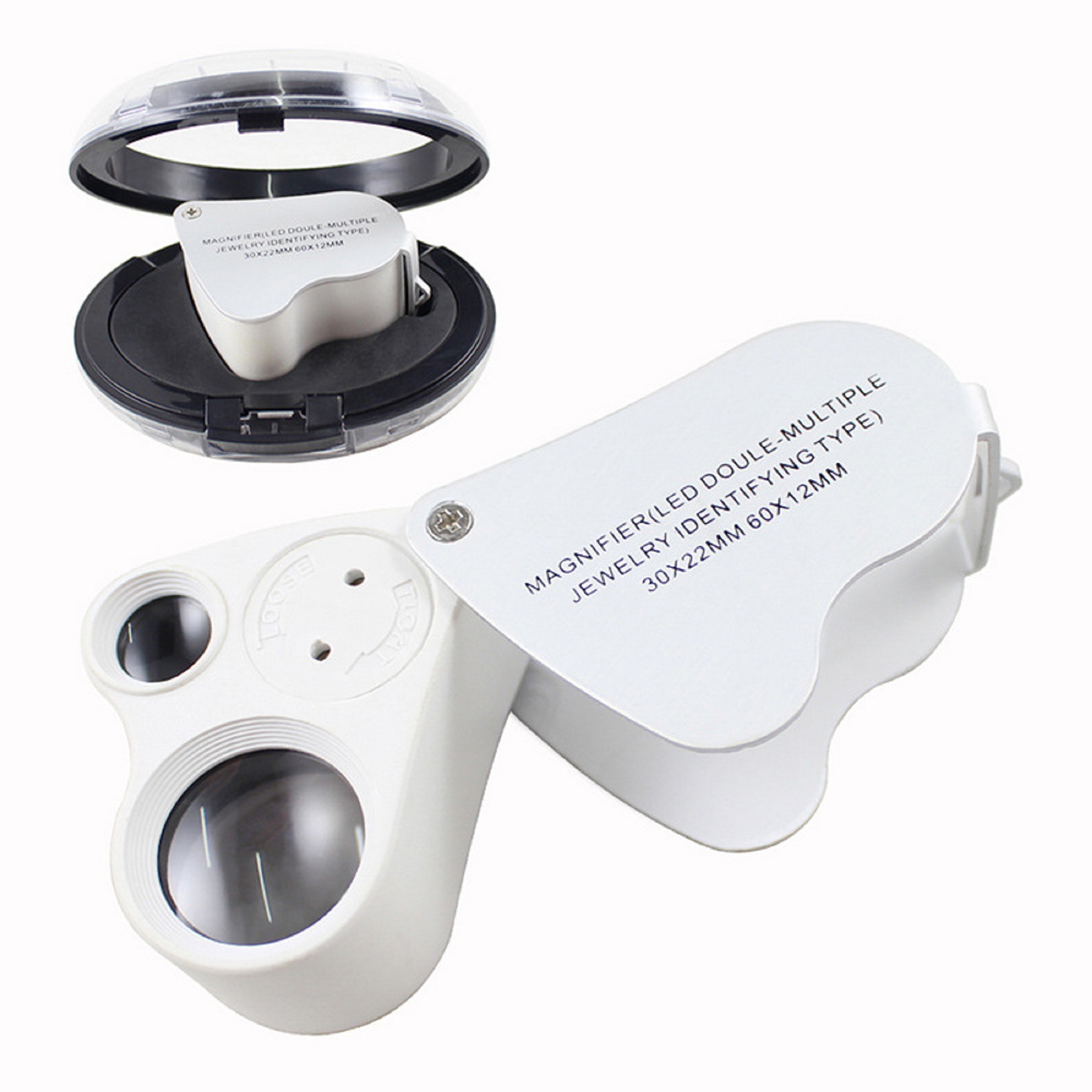 30x 60x Led Loupe Jewelry Magnifier