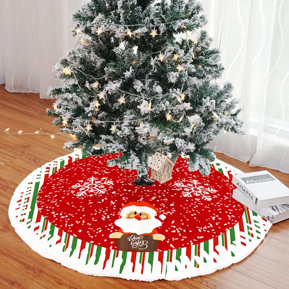 28 Inch Christmas Tree Plush Skirt