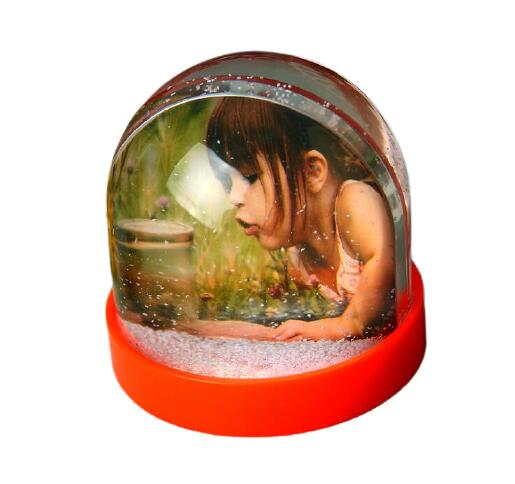 Liquid Floating Snow Globe Photo Frame