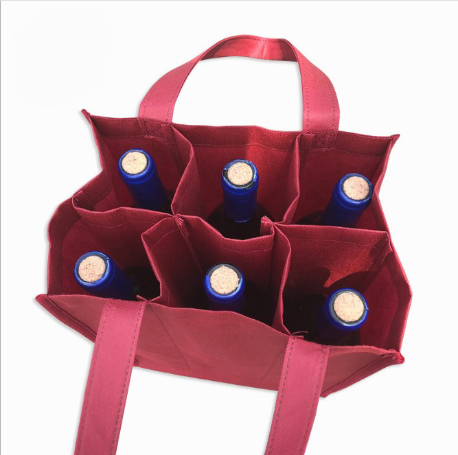 6 Compartment Wine Bag