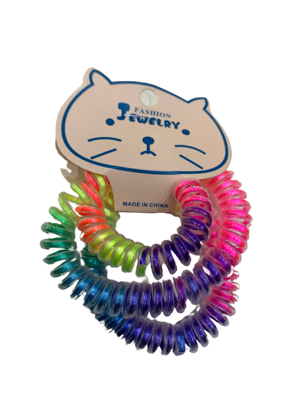 Colorful Coil Hair Ties