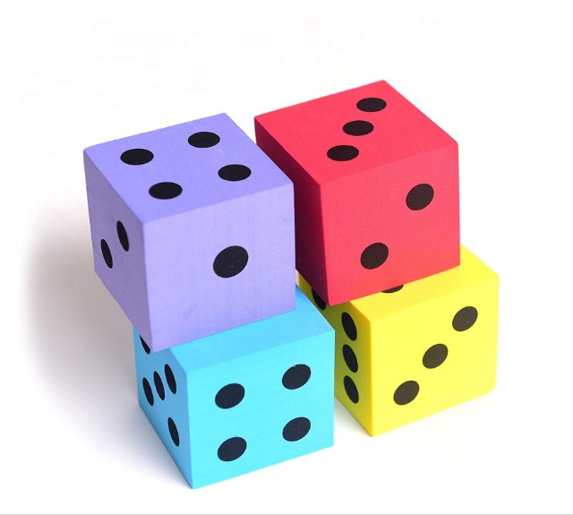 Foam Dot Dice