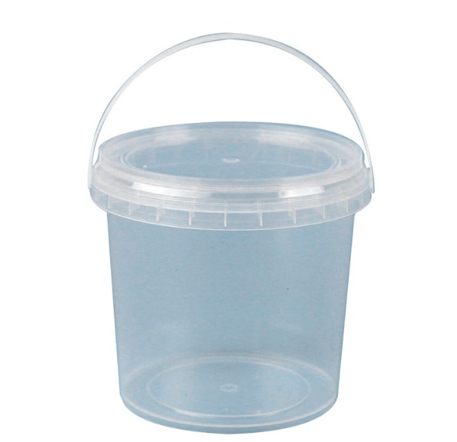 Clear Plastic Bucket 1l
