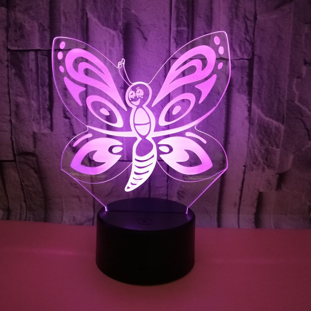 Butterfly 3d Illusion Led
