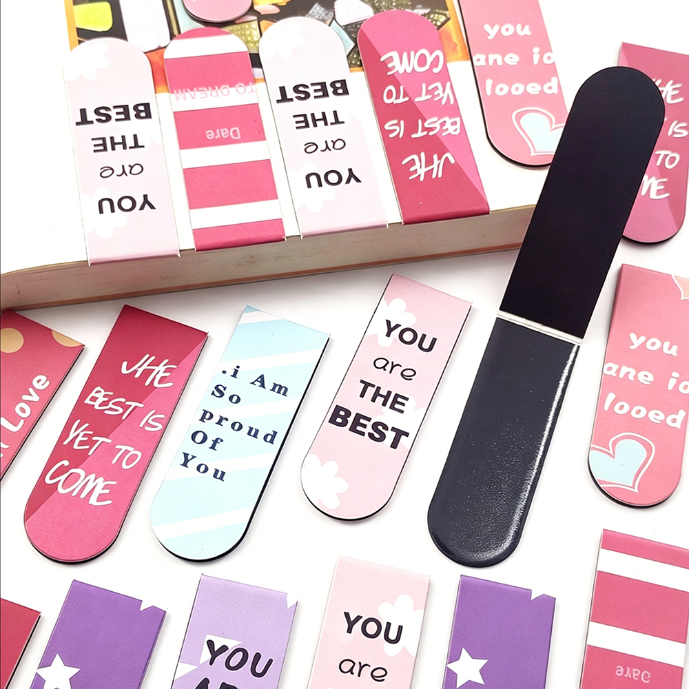 Colorful Folding Magnetic Bookmark