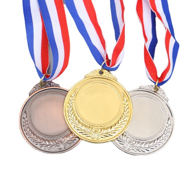 Metal Medal Medallion Double Sided Decorated