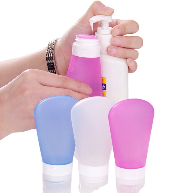 2oz 4pcs Travel Bottles Sets With Pouch